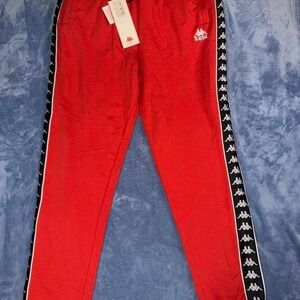 Kappa red track pants men Size: 3XL
